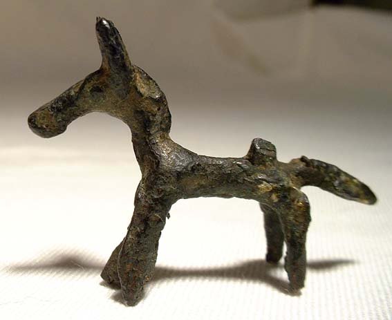 Ancient Near Eastern Hittite Bronze Horse