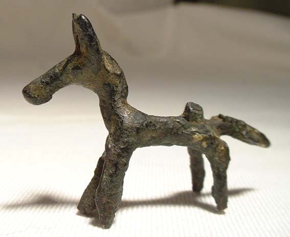 Ancient Near Eastern Hittite Bronze Horse