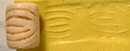 Ancient Stone Seal Sumerian Uruk Period, 3200-2900 BC