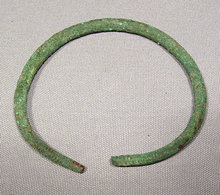 Celtic Bronze Bangle Hallstatt Culture (circa 800 to 475 BC)