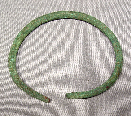 Celtic Bronze Bangle Hallstatt Culture (circa 800 to 475 BC)