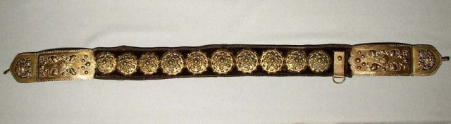 Antique Sword Belt Hungarian Polish, 17th century