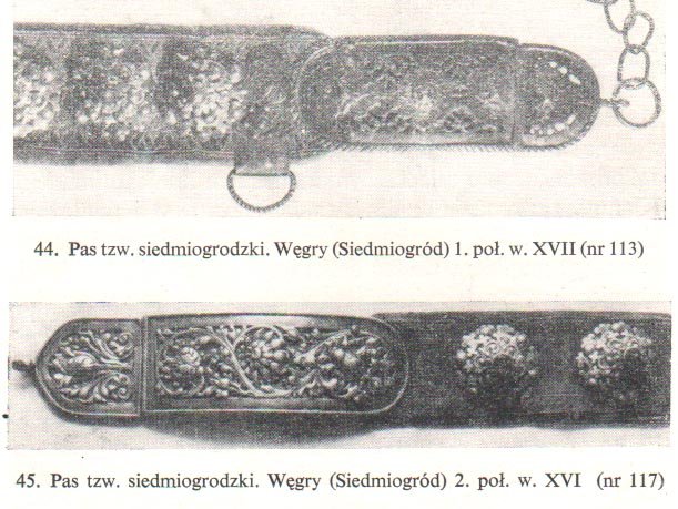 Antique Sword Belt Hungarian Polish, 17th century