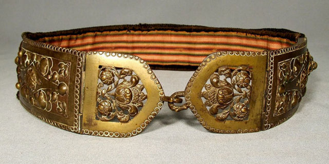 Antique Sword Belt Hungarian Polish, 17th century