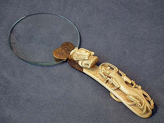 Antique Chinese Qing Dynasty Ivory Belt Hook