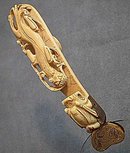 Antique Chinese Qing Dynasty Ivory Belt Hook