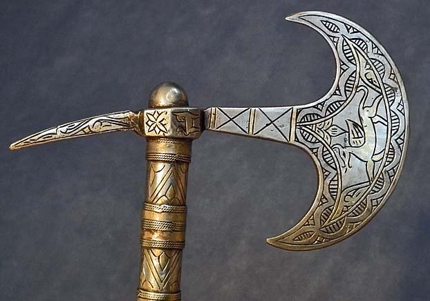 Antique 19th century Islamic Turkmen Axe