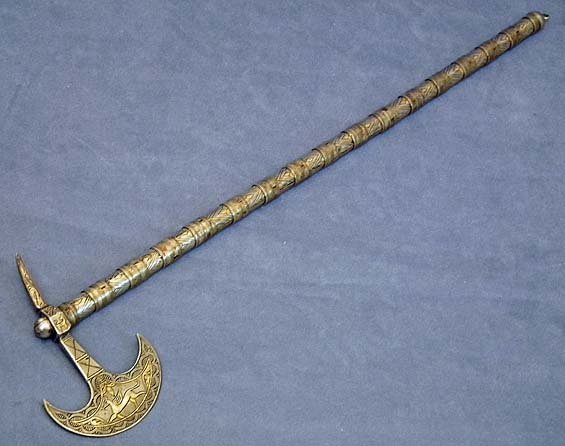 Antique 19th century Islamic Turkmen Axe