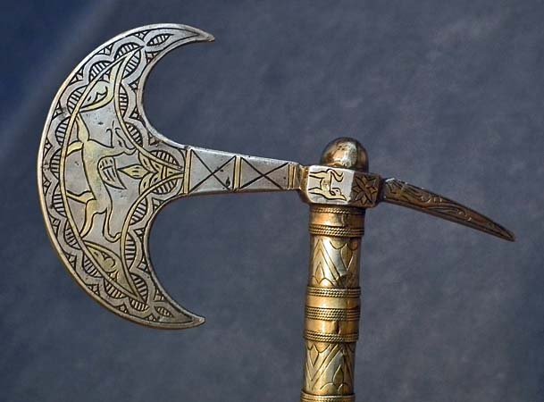 Antique 19th century Islamic Turkmen Axe