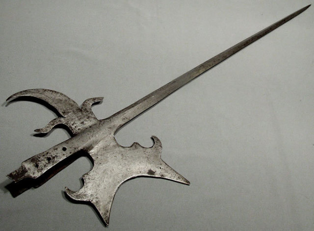 SOLD Antique 16th century European Halberd Head