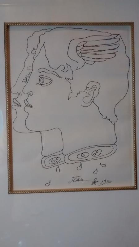 Mercury by Jean Cocteau an Original Pen & Ink