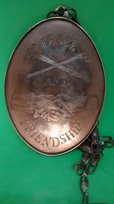 Indian Peace Medal Oval Eagle 1797