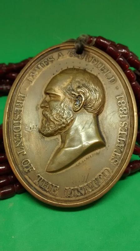 Rare James A. Garfield Peace Indian Medal