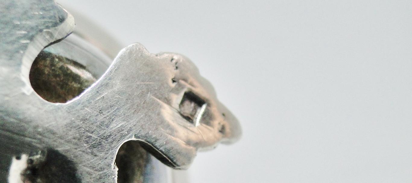 ANTIQUE ISLAMIC OTTOMAN TURKISH SOLID SILVER ROSE WATER SPRINKLER MARKED 116 GR