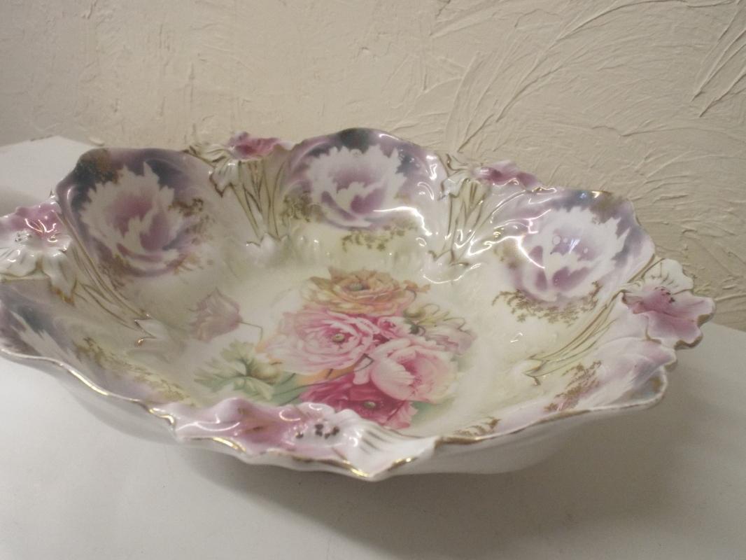 Prussia Colorful Flowers Serving bowl