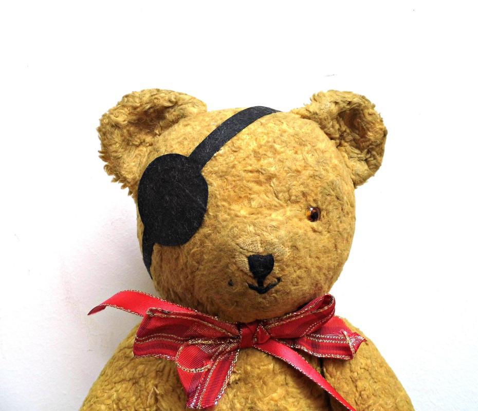 Antique Teddy Bear Mohair Vintage German Plush Toy Stuffed Animal Handmade Jointed Collectible Teddy Kid Toy Brown Rustic Nursery Room Décor