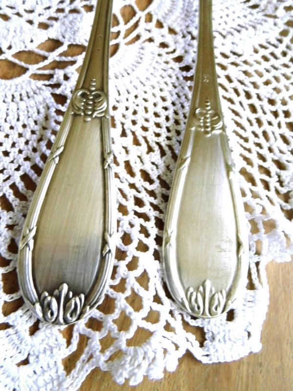 Set 6 Antique Dining Soup Spoon Maltese Silver Plated Monogram JG Ornate Silverplated Spoon Vintage Tableware Silverware Art Deco Dinnerware