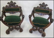 Renaissance Chairs (Fauteuils Dagobert)