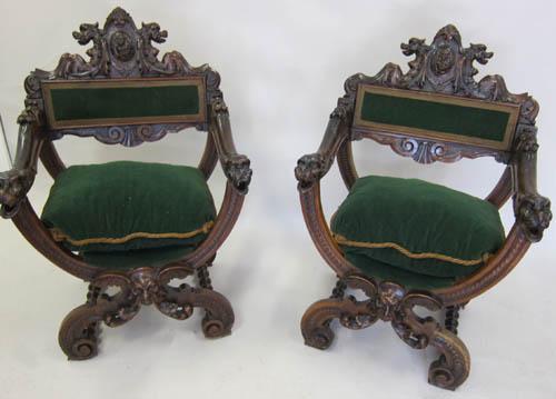 Renaissance Chairs (Fauteuils Dagobert)