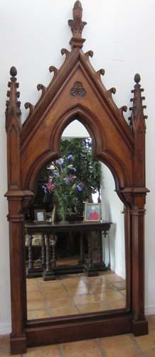 Massive Full-Length Gothic Mirror