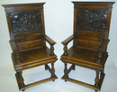 Carved Armchairs