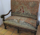 Salon Set (2 settee, 2 armchairs, 2 side chairs) based on the Lady with the Unicorn
