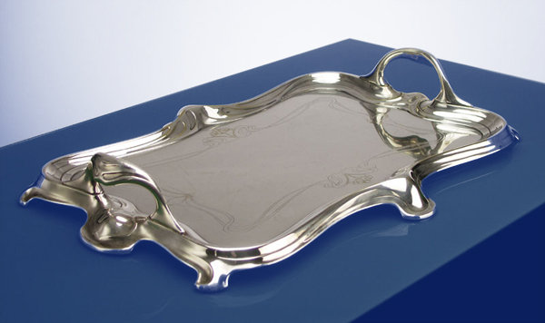 WMF Art Nouveau Jugendstil Silver plate Tray, Germany C.1900.