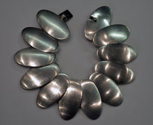 N.E.From rare design Sterling Bracelet, Norway C.1960.