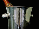 Art Deco Modernist Silver Plate hammered Wine Cooler, Germany C.1935, Quist