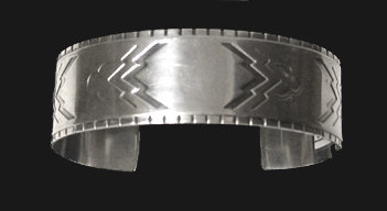 Rare early mark Georg Jensen cuff bracelet bangle, Harald Nielsen 1933