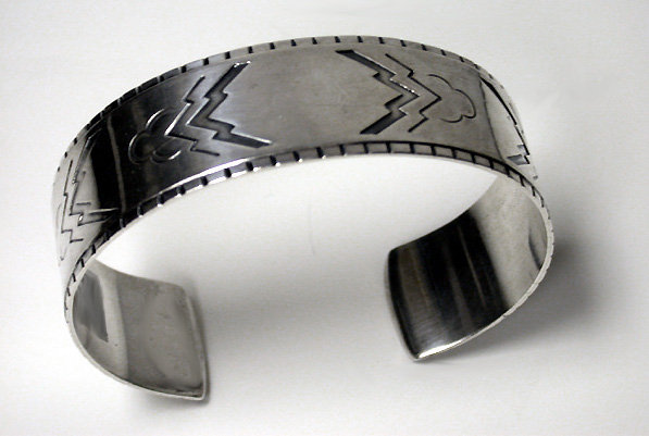 Rare early mark Georg Jensen cuff bracelet bangle, Harald Nielsen 1933