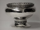 A.E.Jones Arts and Crafts Silver hammered design large Bowl, Birmingham 1920