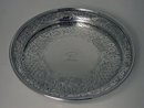 Antique Scottish Silver Wine slide coaster, Edinburgh 1866, James McKay.