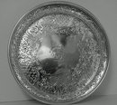 Antique Scottish Silver Wine slide coaster, Edinburgh 1866, James McKay.