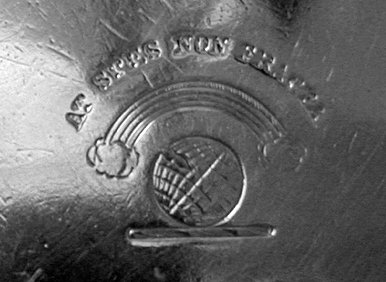Antique Scottish Silver Wine slide coaster, Edinburgh 1866, James McKay.
