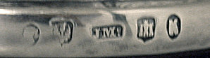 Antique Scottish Silver Wine slide coaster, Edinburgh 1866, James McKay.