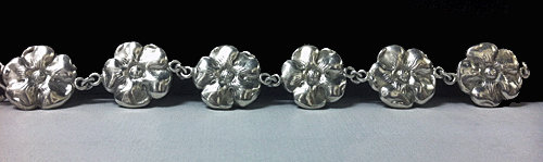 Carl Poul Petersen Sterling Bracelet, Montreal C.1930.