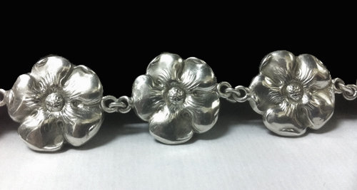 Carl Poul Petersen Sterling Bracelet, Montreal C.1930.