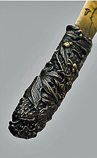 Letter Opener Page Turner Mixed Metals, Japanese C.1890.