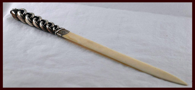 Letter Opener Page Turner Birmingham 1891, H. Matthews.