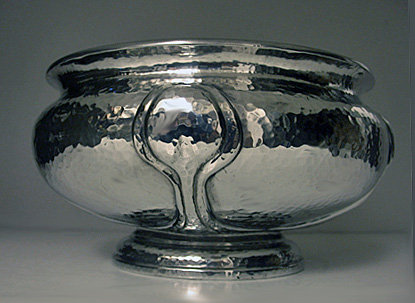Liberty Archibald Knox Art Nouveau Pewter Bowl,English C.1910.