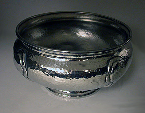 Liberty Archibald Knox Art Nouveau Pewter Bowl,English C.1910.