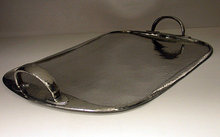 Liberty Art Nouveau Pewter Tray, English C.1910.