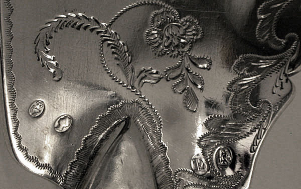 Irish Georgian Silver Fish Slice, Dublin 1825, Samuel Neville