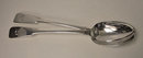 Exeter Silver Serving Spoons, Exeter 1841, Thos Byne