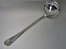 English Hanoverian Rat Tail Soup Ladle, London 1914, William Hutton & Sons