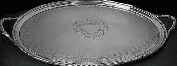 Tea & Coffee Service & Tray Brightcut 1848-78