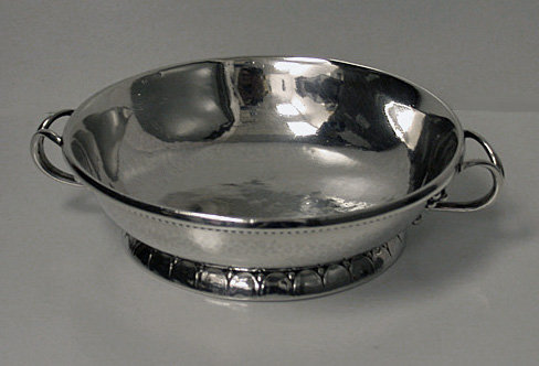 Georg Jensen rare and early two handled Bowl, C.1927.