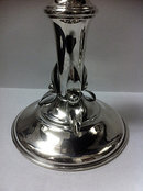 Carl Poul Petersen Sterling Candlesticks, Montreal C.1950.