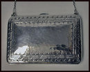 Liberty & Co Silver Arts and Crafts Card Case Aide Memoire, Birmingham 1911.